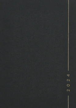 Hot Poytakalenteri A5 Kangas, Musta Kalenterit