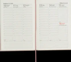 Outlet Poytakalenteri A5 Kangas, Roosa Kalenterit