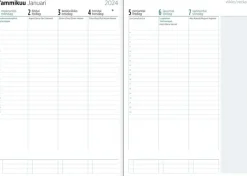 Discount Poytakalenteri Color A5, Luumu Kalenterit