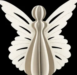 Clearance Poytakoriste Puuenkeli 13,5 Cm, Erilaisia Sesonkijuhlatarvikkeet