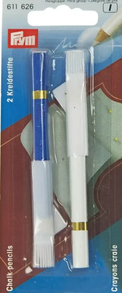 Clearance Liitukyna Ja Pensseli Valkoinen/Sininen Käsityötarvikkeet