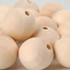 Ei merkkiä Askartelutarvikkeet-Puuhelmi 20Mm, Kaisttelematon 14Kpl