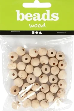 Best Puuhelmi 10Mm, Kasittelematon, 40Kpl Askartelutarvikkeet