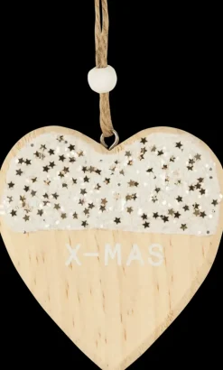 Clearance Roikkuva Puukoriste Glitterilla, Erilaisia Sesonkijuhlatarvikkeet