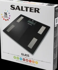 Salter Henkilövaa'at-Kehonanalyysivaaka Max 180 Kg Musta 9150 Bk3R