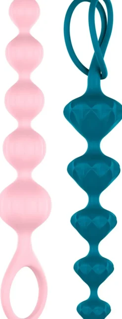 Satisfyer Seksivalineet-Love Beads Anaalihelmet 2 Kpl