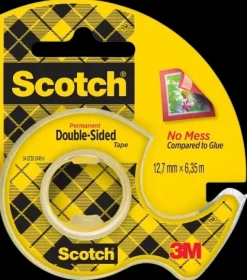 Hot Scotch® Kaksipuolinen Teippi 136D Uk-Noeu, 12,7 Mm X 6,3 M Toimistotarvikkeet