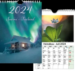 Clearance Seinakalenteri Postikorttikalenteri A5 2024 Kalenterit