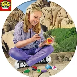 SES CREATIVE Askartelutarvikkeet-Kivien Maalaus Setti