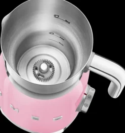 Smeg Ruoanvalmistuskoneet-Maidonvaahdotin Vaaleanpunainen Mff01Pkeu