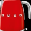 Smeg Kahvi Ja Tee-Punainen Vedenkeitin Lampotilansaadolla Klf04Rdeu