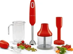Smeg Ruoanvalmistuskoneet-Sauvasekoitinsetti, Punainen