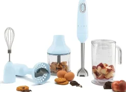 Smeg Ruoanvalmistuskoneet-Sauvasekoitinsetti, Vaaleansininen