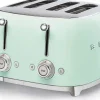 Smeg Kypsentäminen-Tsf03Pgeu 4-Viipaleen Leivanpaahdin Minttu