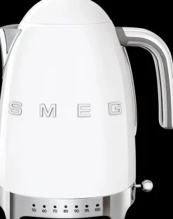 Smeg Kahvi Ja Tee-Valkoinen Vedenkeitin Lampotilansaadolla Klf04Wheu