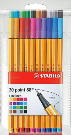 Clearance Tussikyna Point 88 Fineliner 20 Varia Toimistotarvikkeet