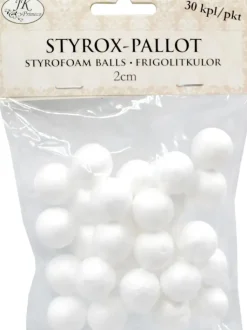 Online Sunlit Styrox-Pallo 2Cm Askartelutarvikkeet