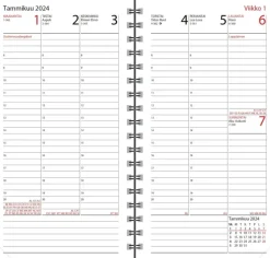 Clearance Taskukalenteri Agenda, Musta Kalenterit