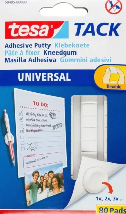 Hot Tack 80 Kpl Valkoinen Sinitarra Toimistotarvikkeet