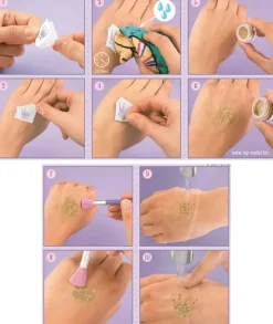 TOPModel Askartelutarvikkeet-Kimalletatuointisetti Ballet