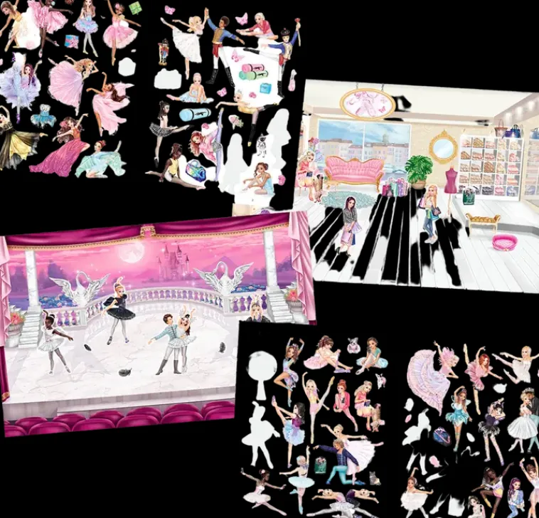 TOPModel Askartelutarvikkeet-Stickerworld Ballet