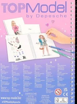 TOPModel Askartelutarvikkeet-Taskuvarityskirja