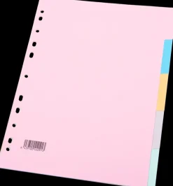 Hot Valilehti A4 1-5 Jakoinen Varillinen Paperitarvikkeet