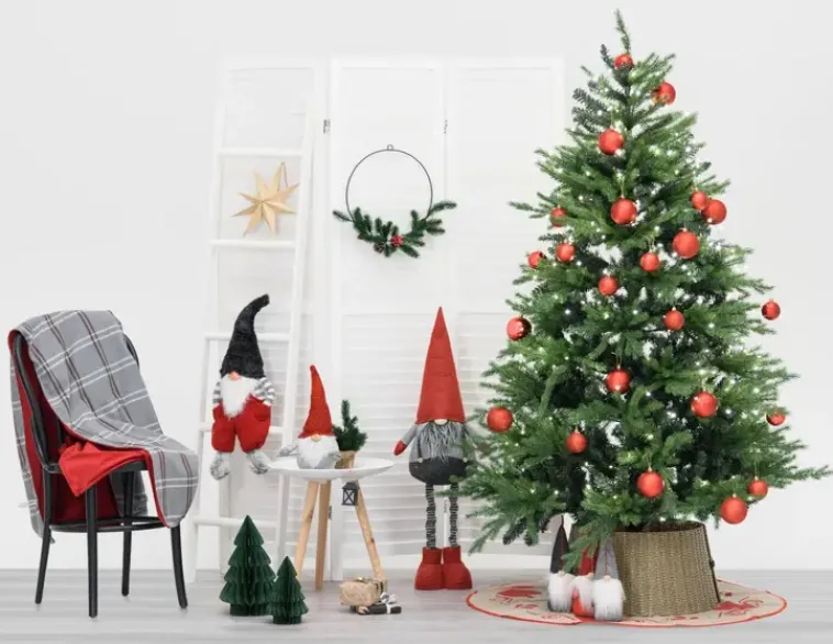 New Kuusenjalan Suojus Beige Sesonkijuhlatarvikkeet