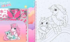 Ylvi Askartelutarvikkeet-Varityskirja Paljeteilla